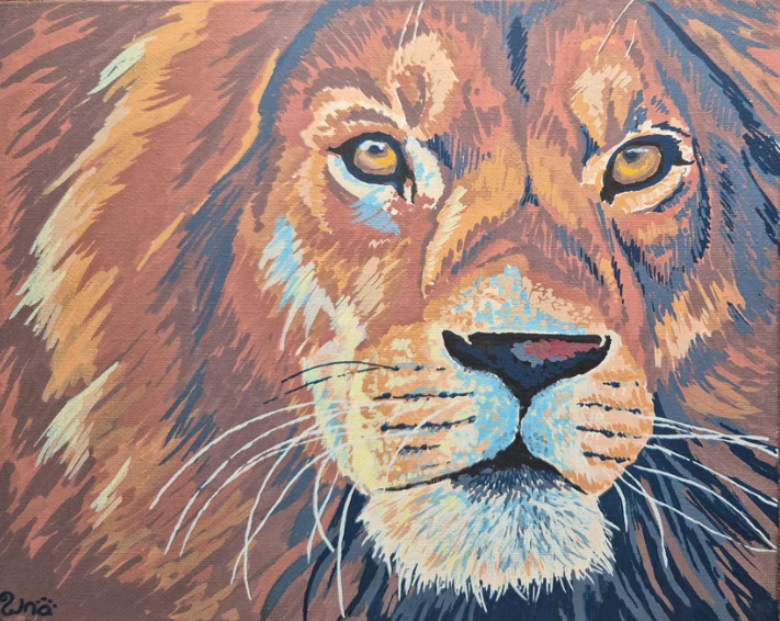 Lion's Gaze | Original Art