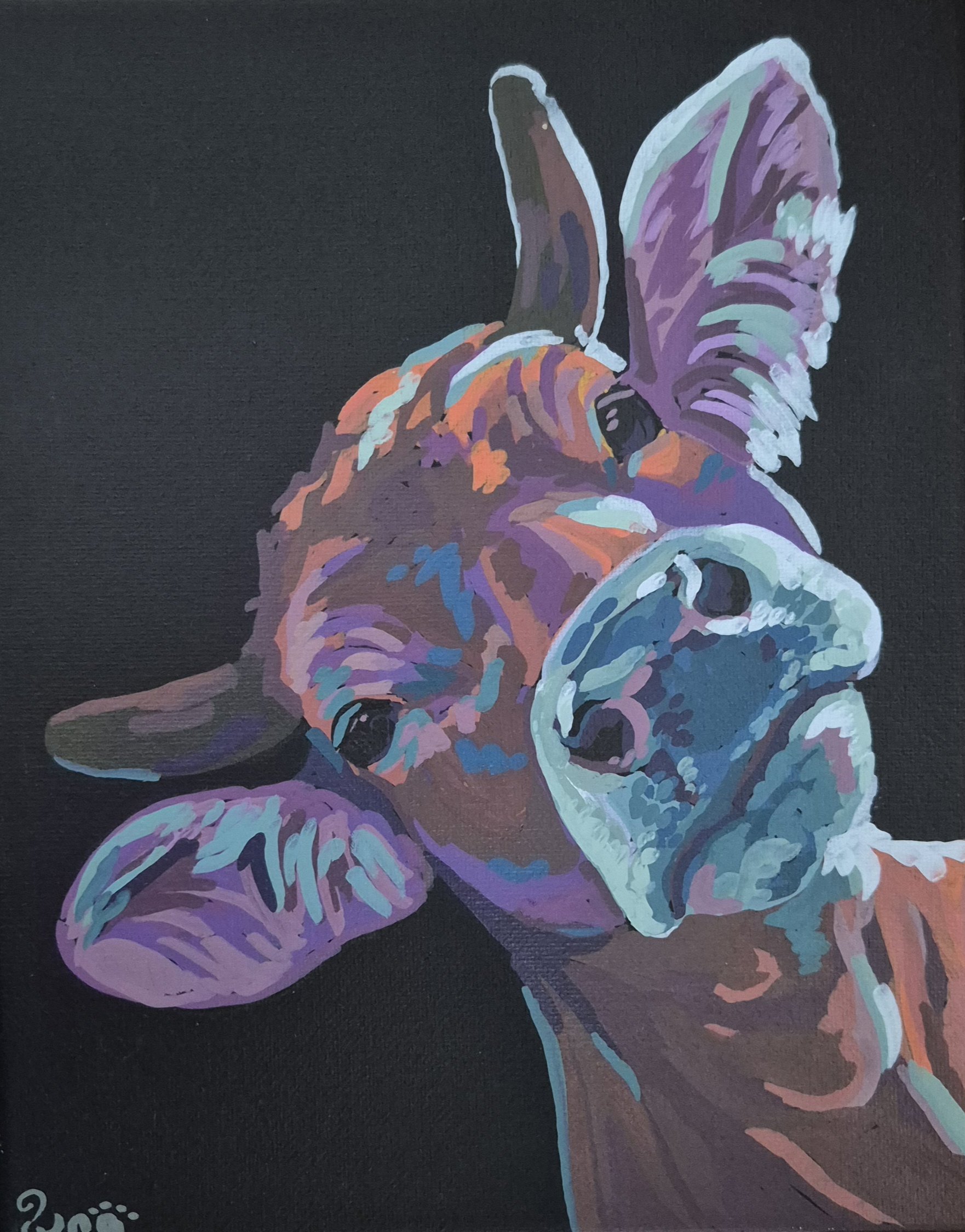 Judgemental Cow | Original Art