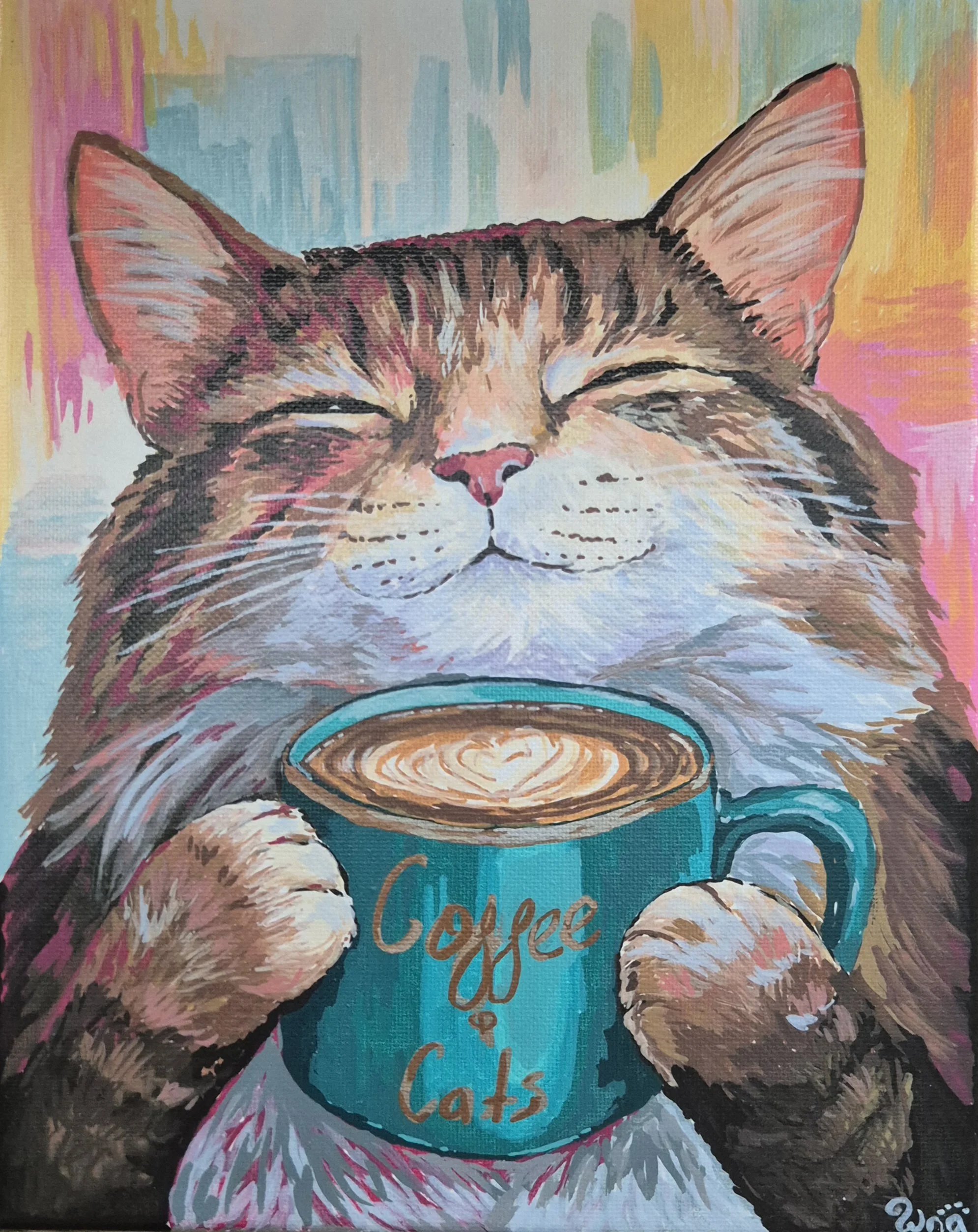 Coffee Cat | Original Art