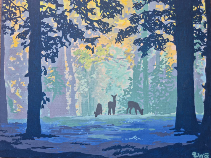 Three in the Light | Original Art
