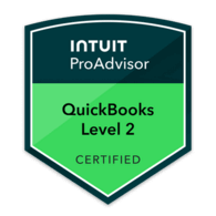 QuickBooks Online Certification Level 2 Badge - View credential