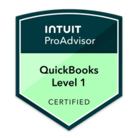 QuickBooks Online Certification Level 1 Badge - View credential