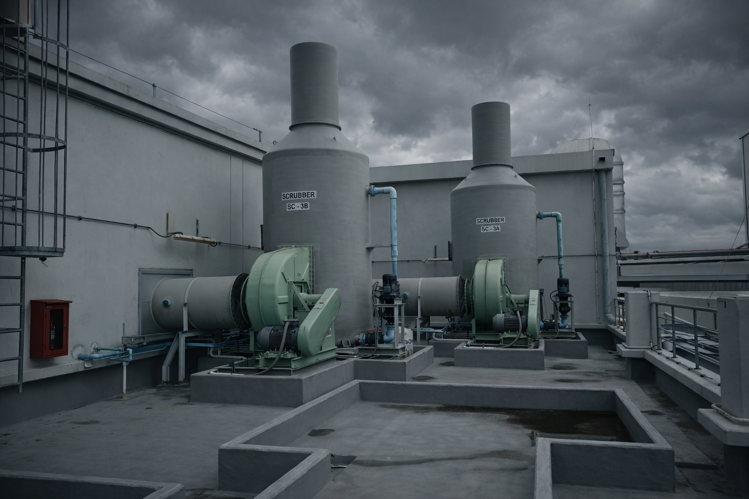 Wet Scrubber Cleaning