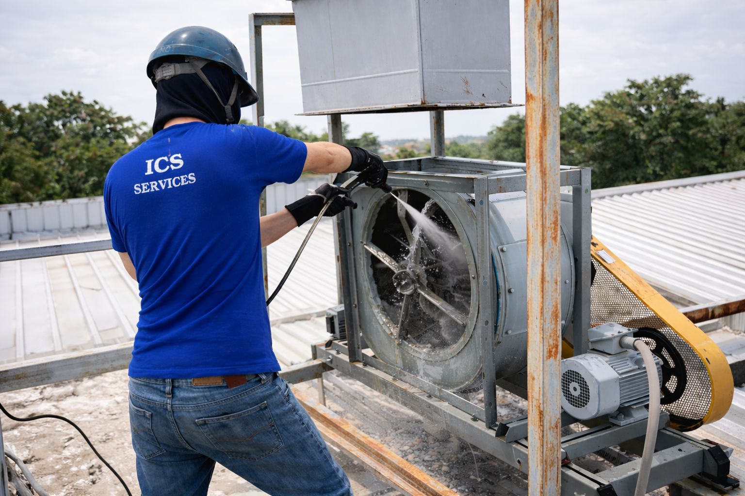 Hood Exhaust Fan Cleaning