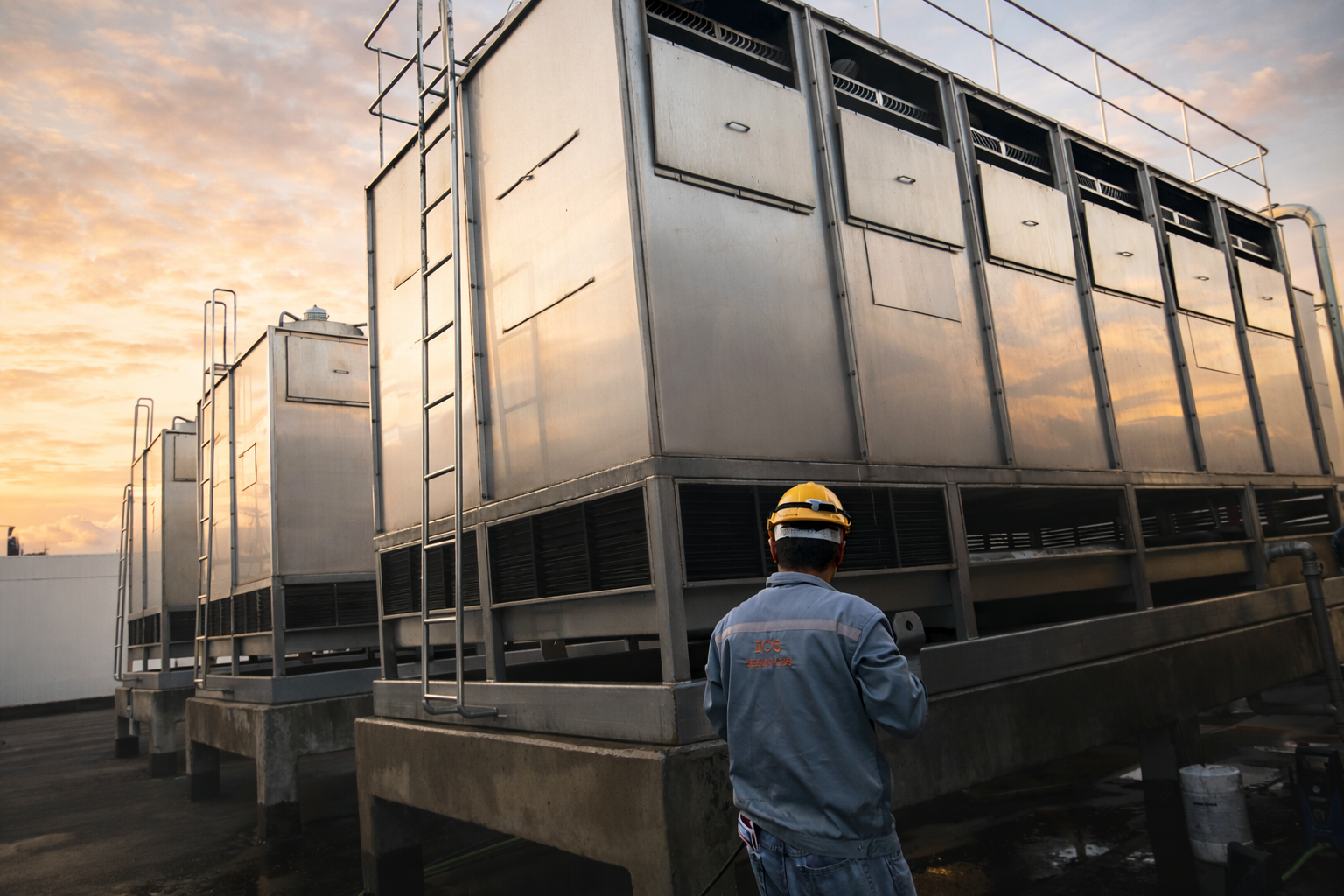 Evaporative Condenser Cleaning