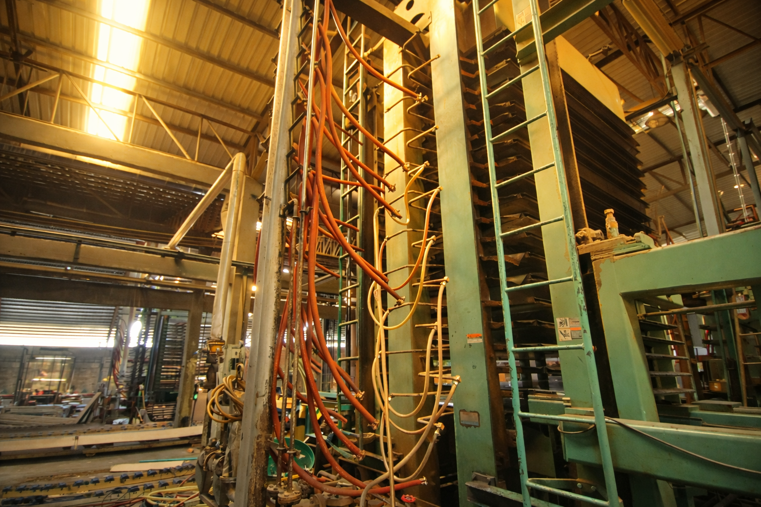 Hot Press Machine Steam Side Cleaning