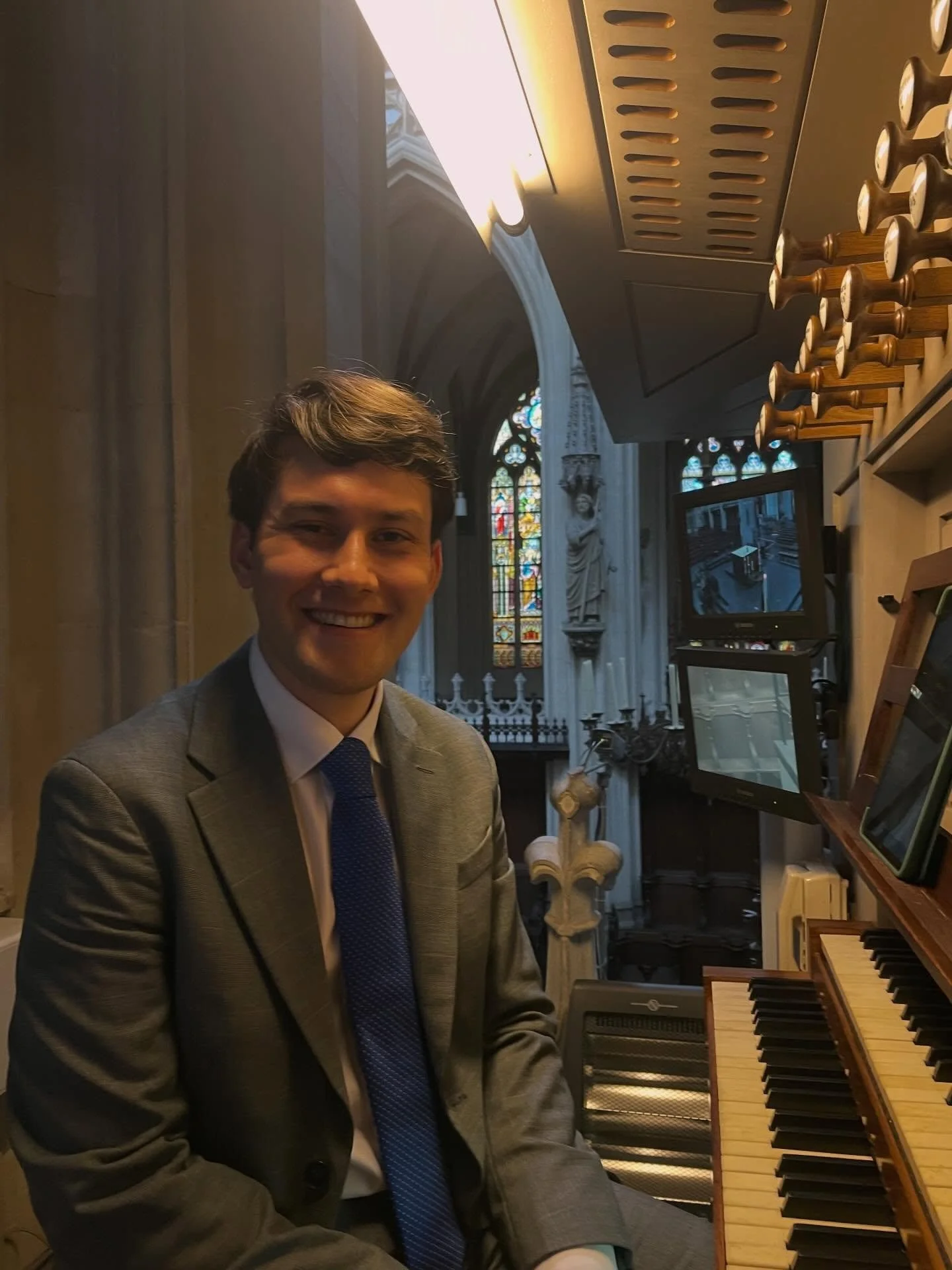 3 times I had the pleasure of performing an organ recital in the St Johns Cathedral of &lsquo;s-Hertogenbosch. Last Saturday I was invited to play during a wedding anniversary Mass on the beautiful choir organ by Verschueren, together with @piensmeet