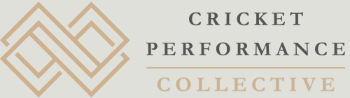 Logo for Cricket Performance Collective featuring a geometric design and text