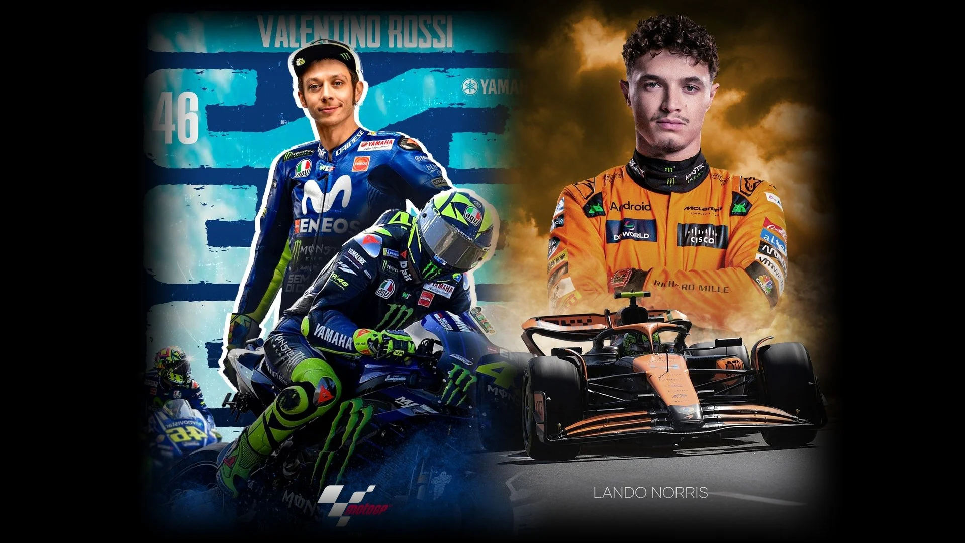 LANDO NORRIS X VALENTINO ROSSI