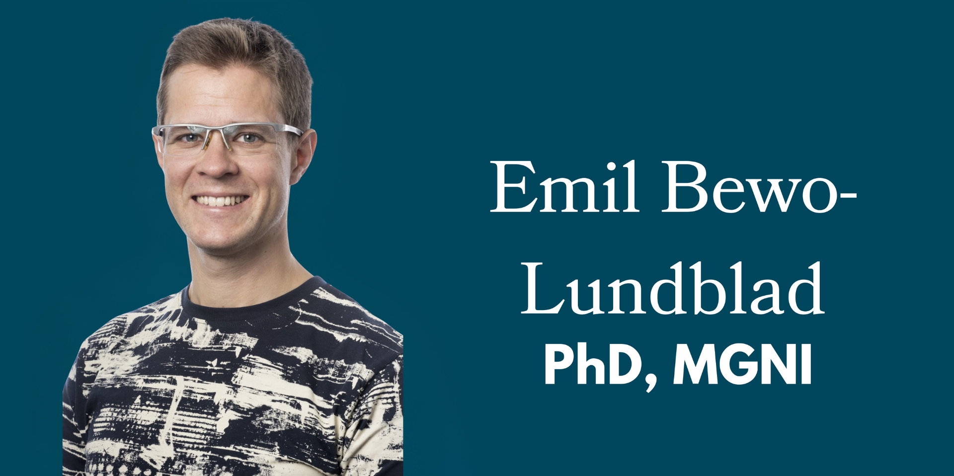 Emil Bewo-Lundblad bio pic - GNI Symposium 2026