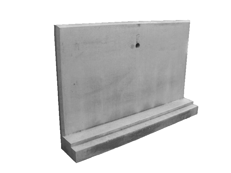 Mauerelemente gerade / murs de couloir