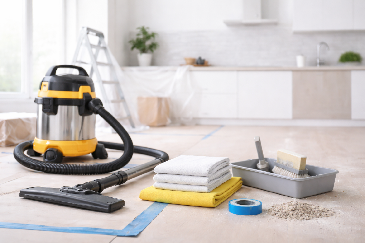 Curățenie post-constructor / după renovare