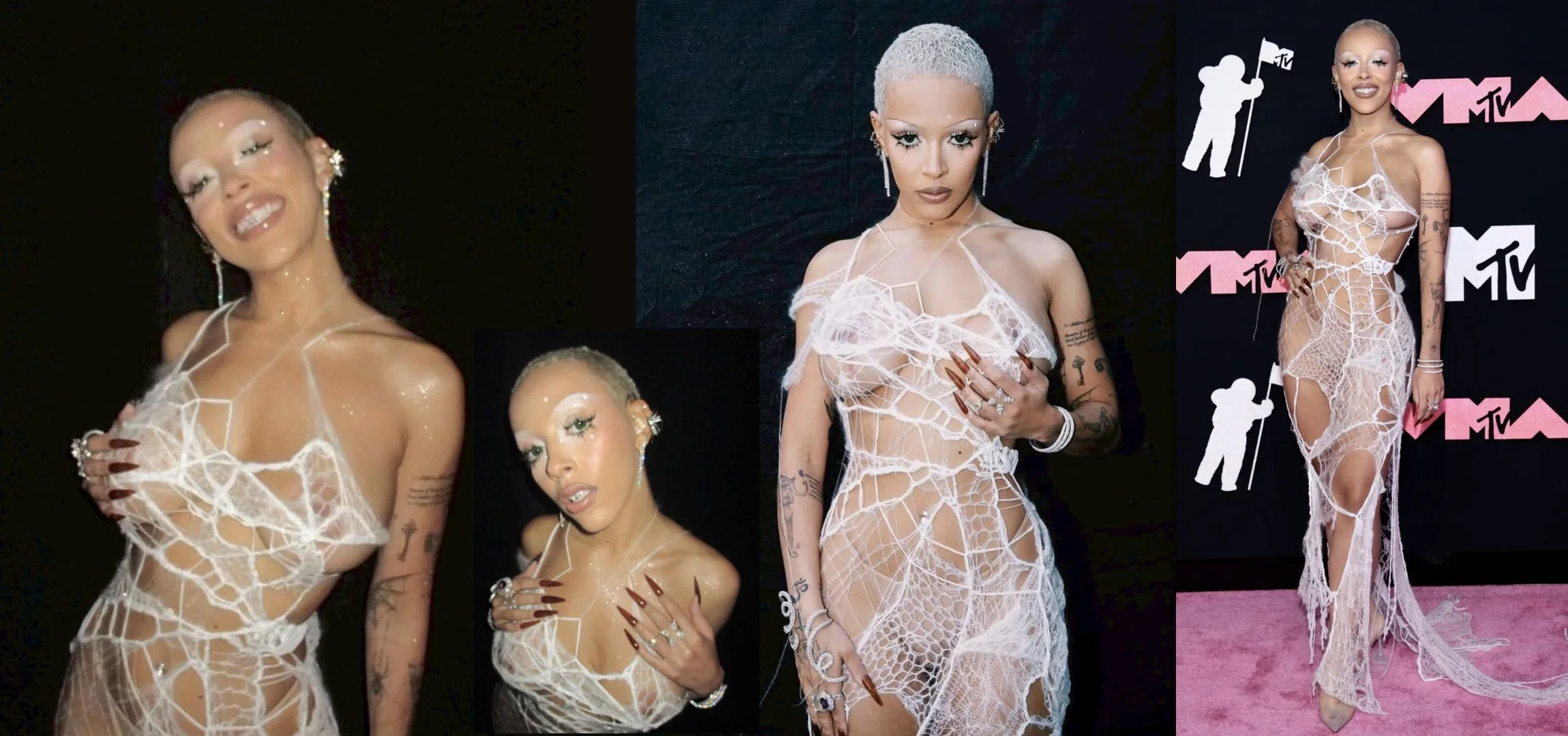 Monse x Doja Cat 2023 VMA red carpet