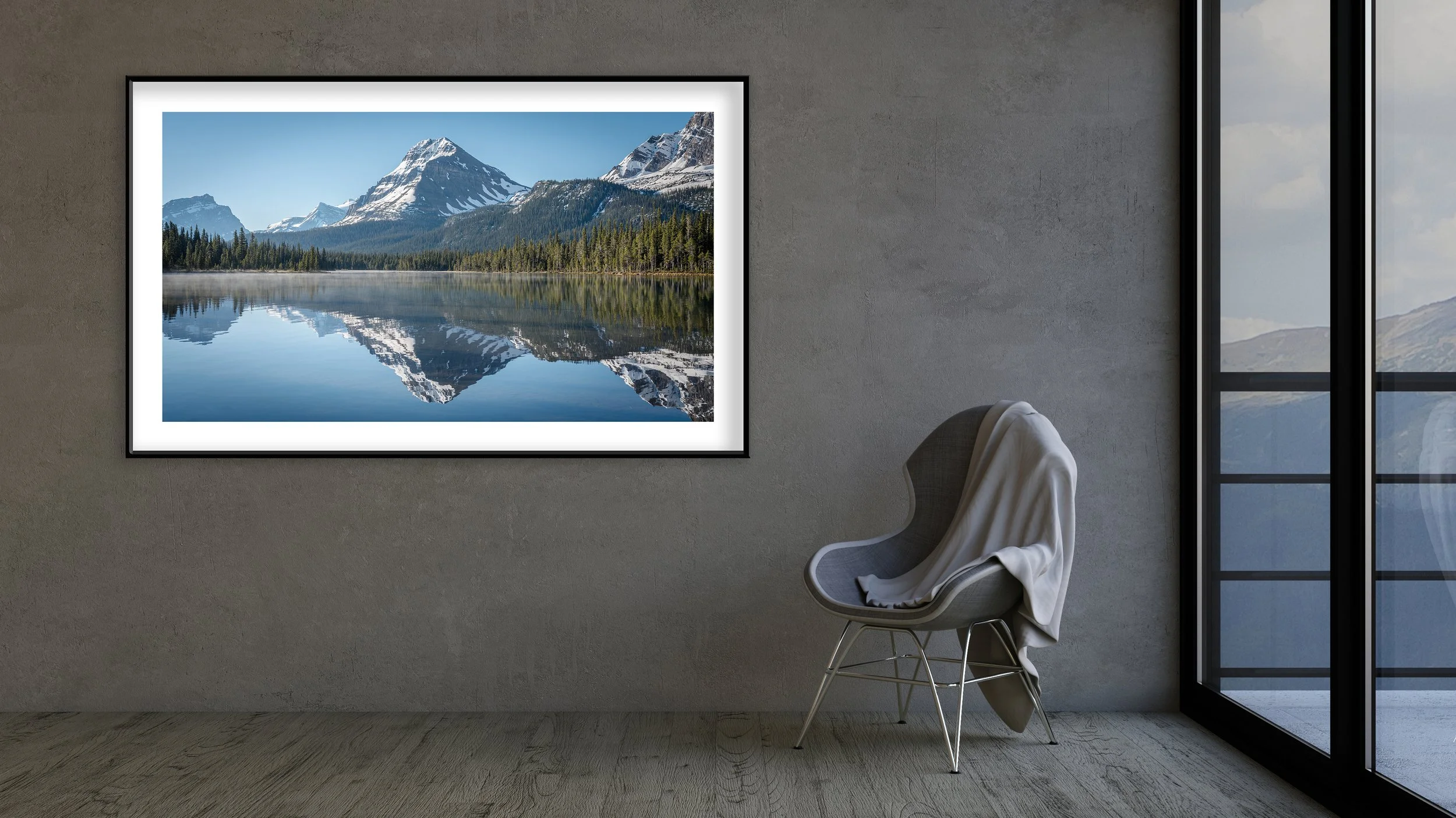 Contemporar Empt Room and Chair Bow Lake.jpg