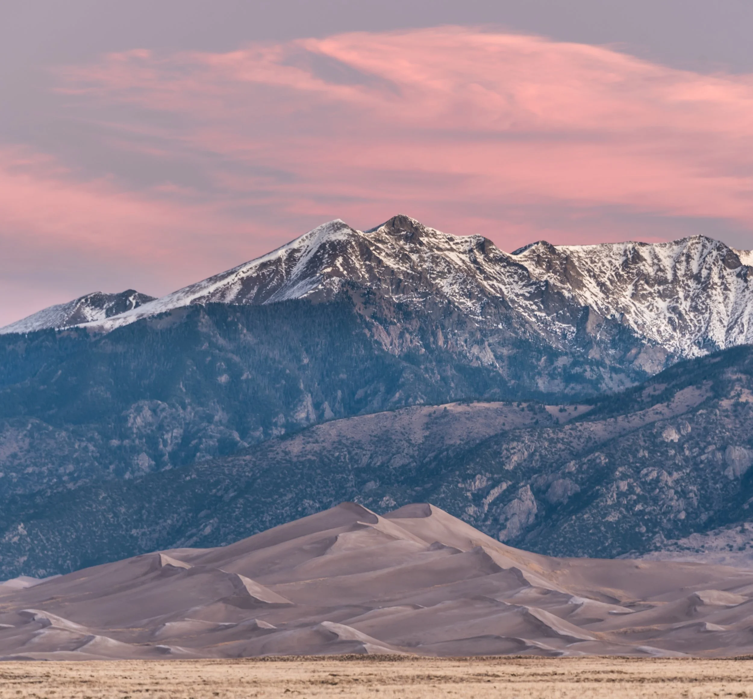 Sunrise at Great Sand Dunes, Colorado