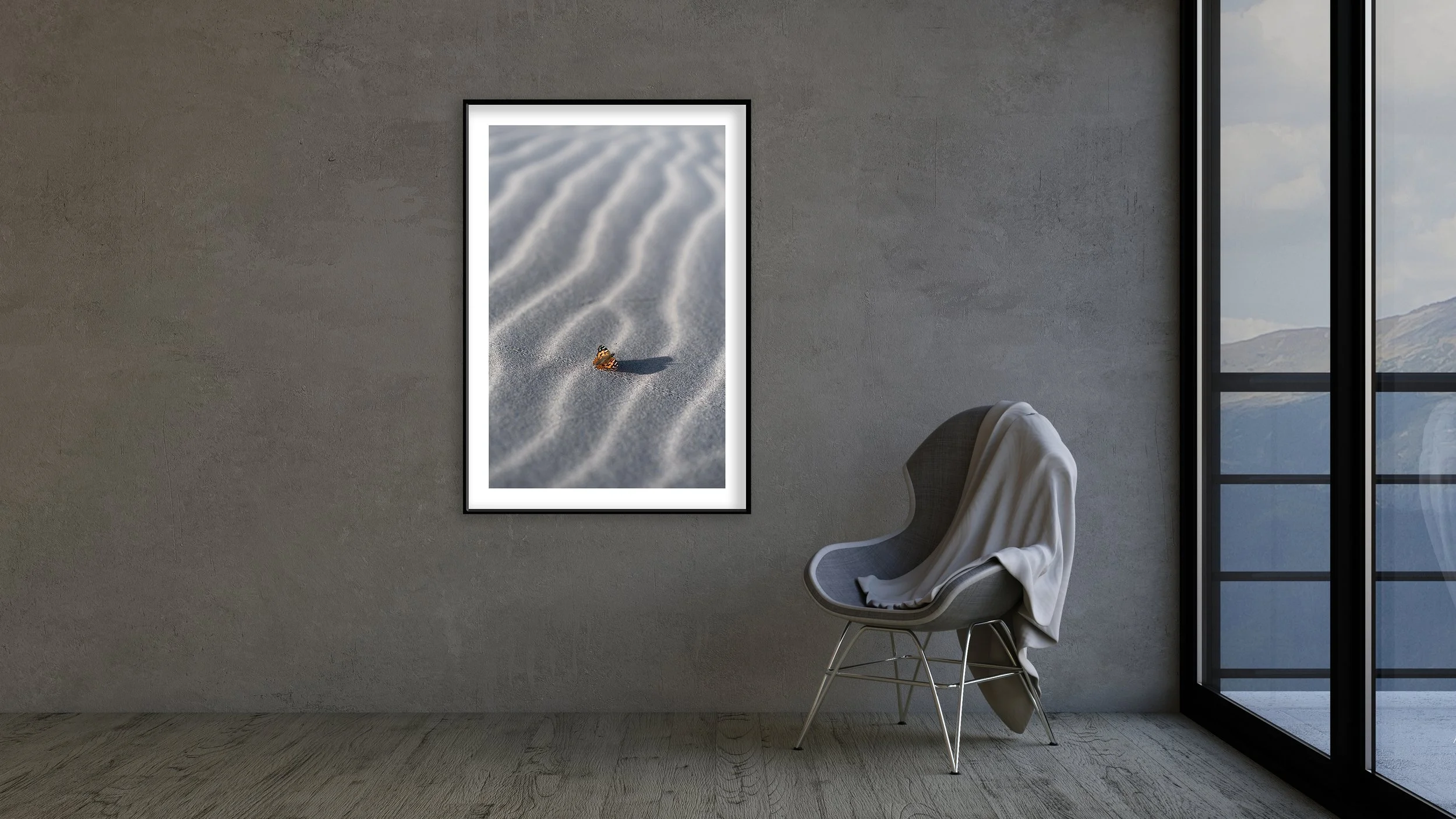 Contemporar Empt Room and Chair Butterfly.jpg