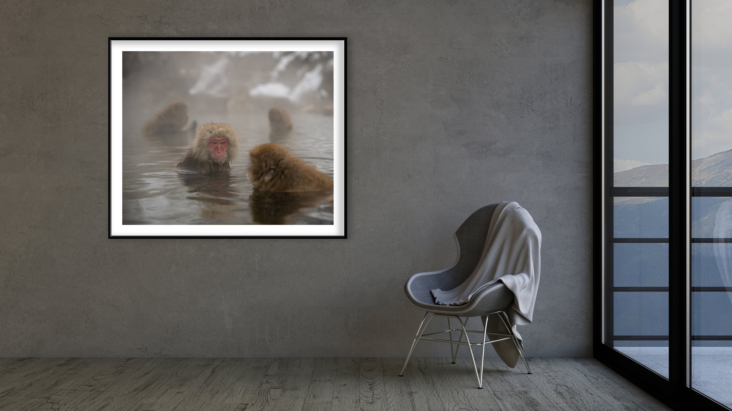 Contemporar Empty Room and Chair Japan Monkey 1.jpg