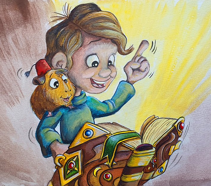 Another storybook concept.. to be revealed soon! Abracadabra! (pencil and watercolour)