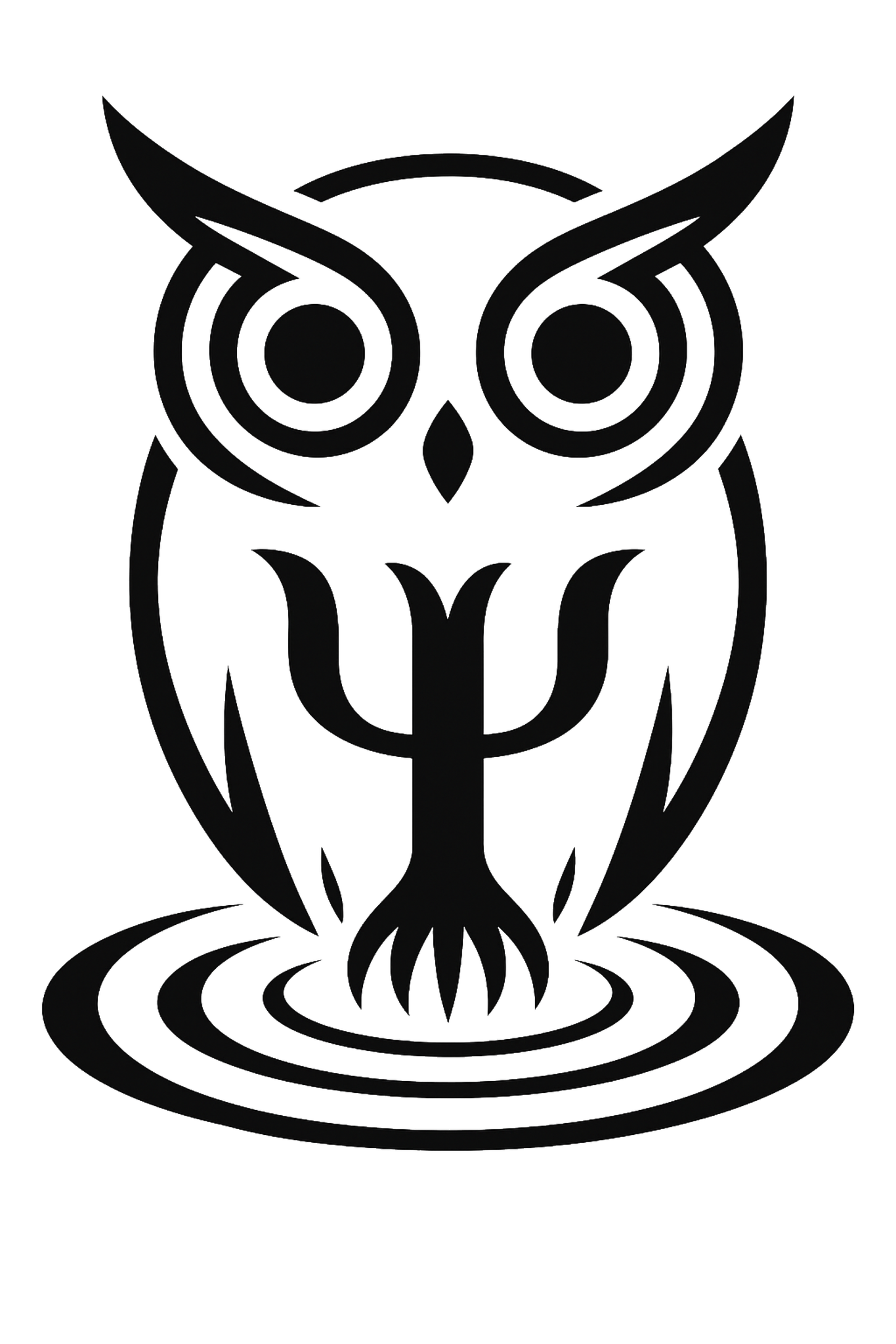 Whisper Before the Wave Owl emblem