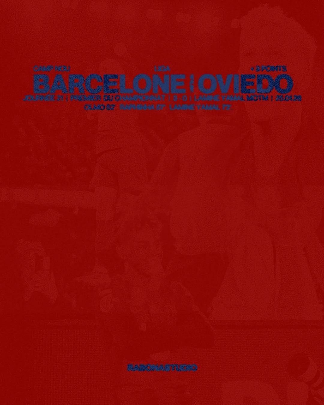 Bar&ccedil;a de retour au top ⬆️.
Olmo / Raphinha / Lamine Yamal. 3-0 net sans pression au Camp Nou.