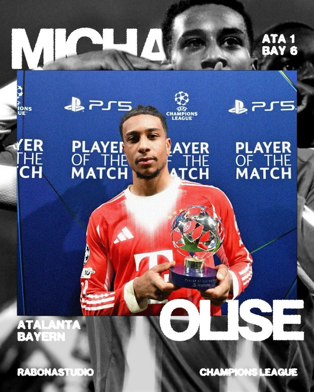 2 buts, une passe d&eacute;cisive, POTM, 6-1 &agrave; l&rsquo;ext&eacute;rieur&hellip; mais toujours pas de sourire 🙂

Michael Olise c&rsquo;est la classe. Quand il joue, on dirait que le sol s&rsquo;illumine &agrave; chacun de ses pas. Un pied gauc