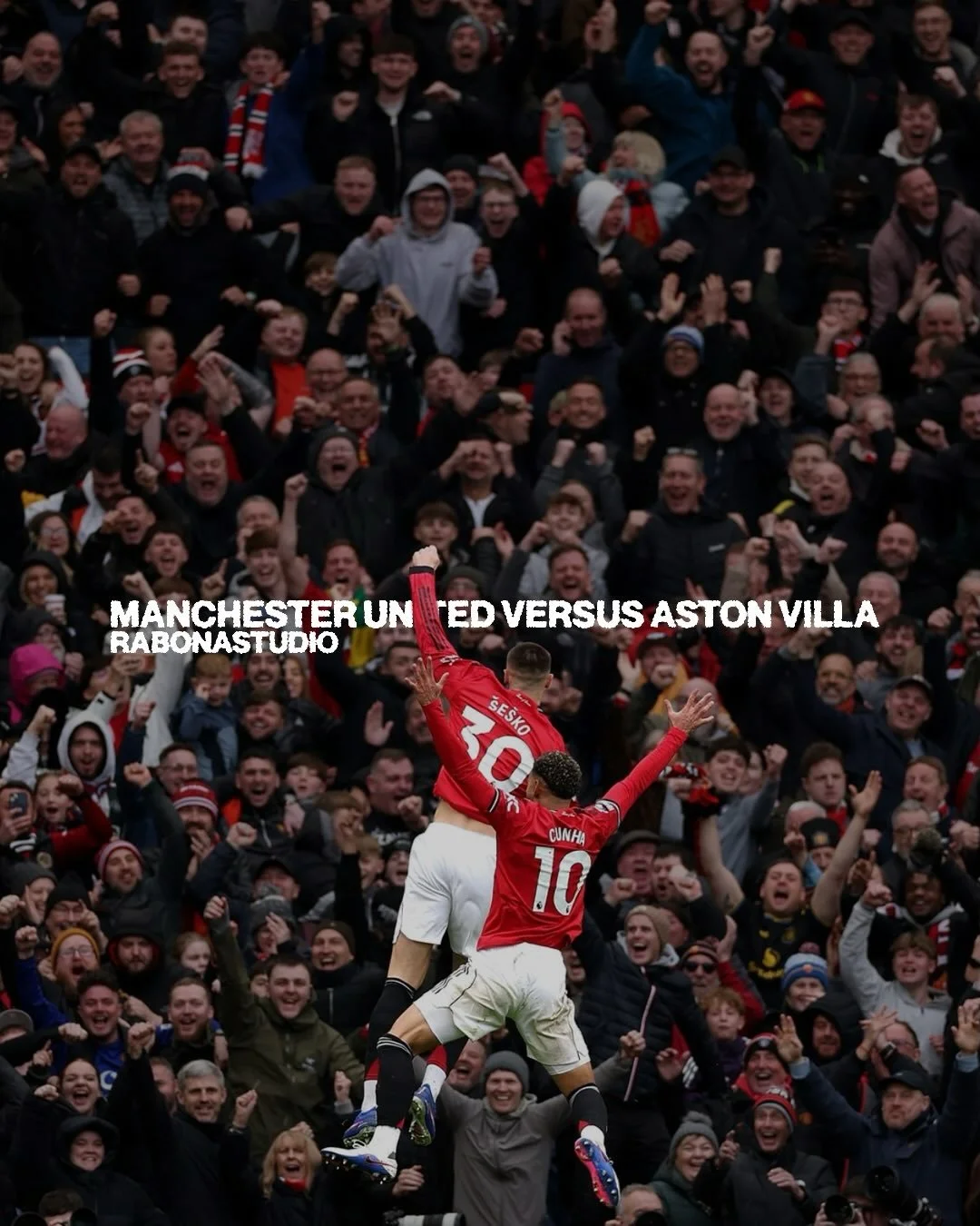 3-1 pour Manchester United face &agrave; Aston Villa &agrave; Old Trafford. Les Red Devils prennent trois points cruciaux face &agrave; un concurrent direct pour les places en Champions League. Matheus Cunha ressort la planche de surf, &Scaron;e&scar