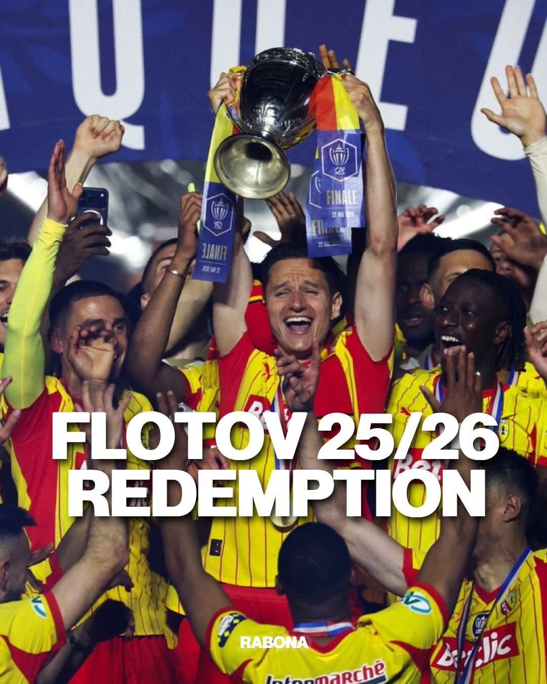 Homme du match de la finale de Coupe de France. 
25/26 Florian Thauvin, on se souviendra de la saison de r&eacute;demption. Flotov alias le Roi du Nord finit sa saison au Stade de France. 1 but, une passe d&eacute;cisive et une grosse finale.