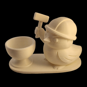 Chic Chick Eggcup with Hammer