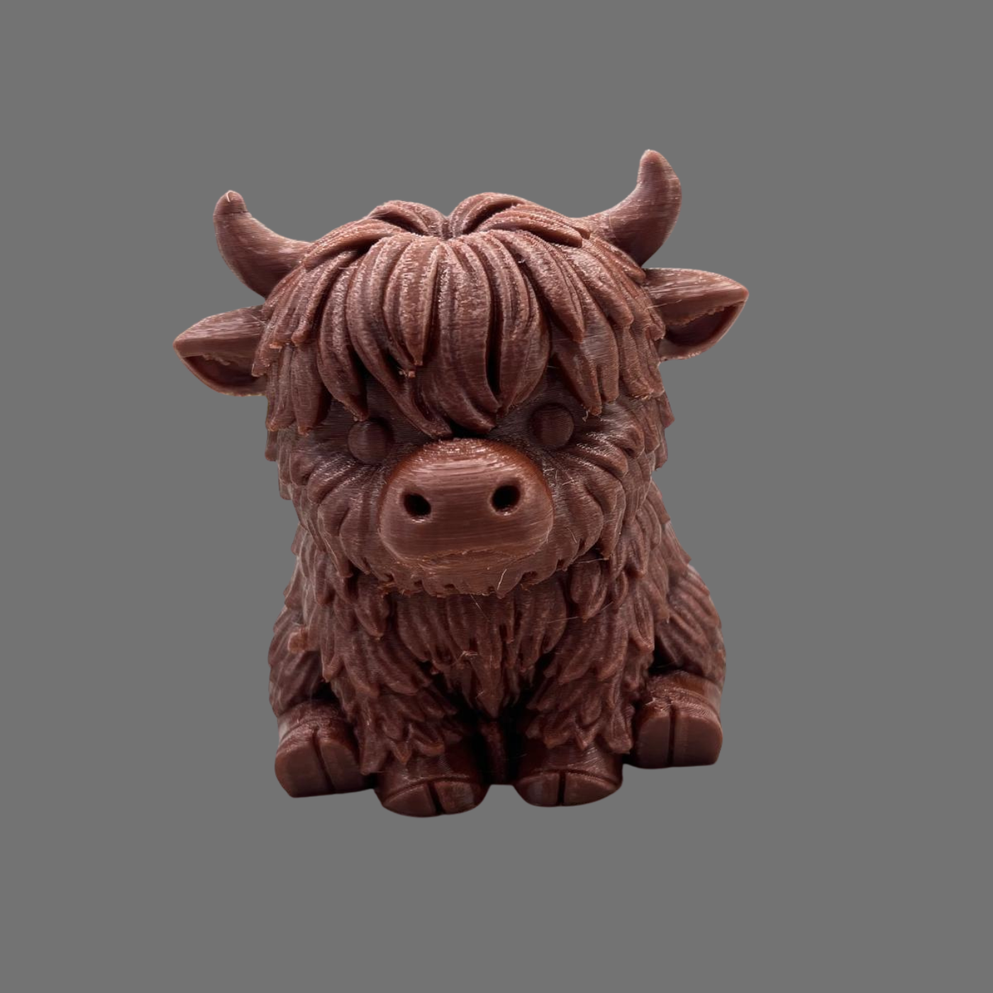 Charming Highland Cow 3D Figurine