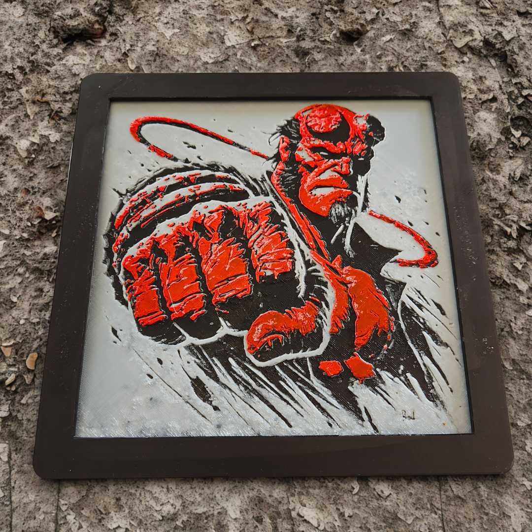 Hellboy 3D Fan Art: Bold & Legendary