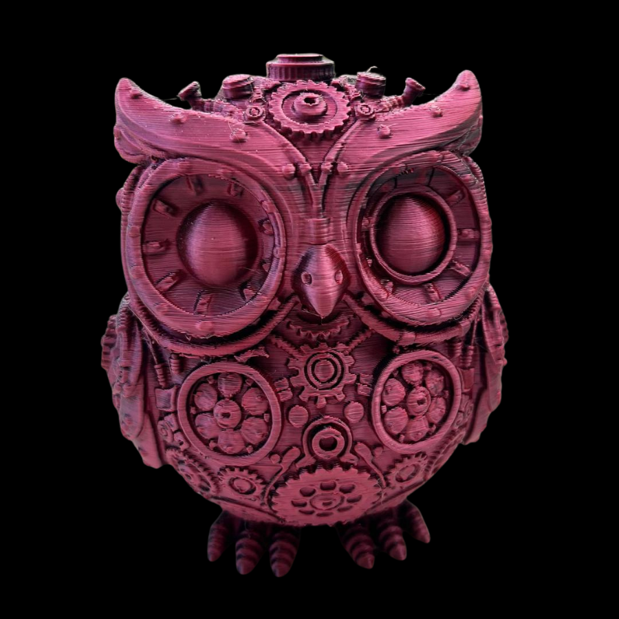 Gears & Glances: Steampunk Owl Figurine