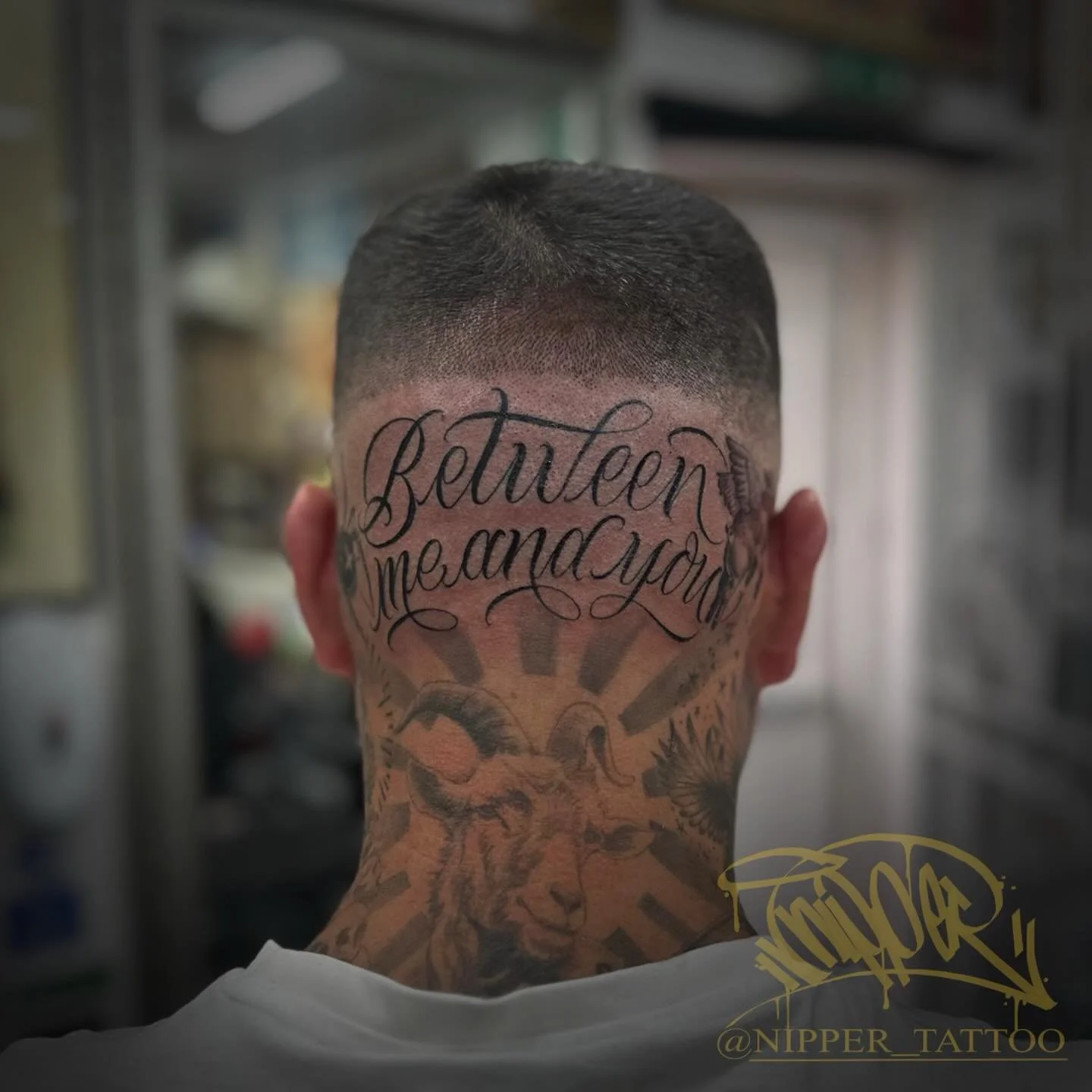 #tattoos #script #lettering #letterstattoo #nippertattoo