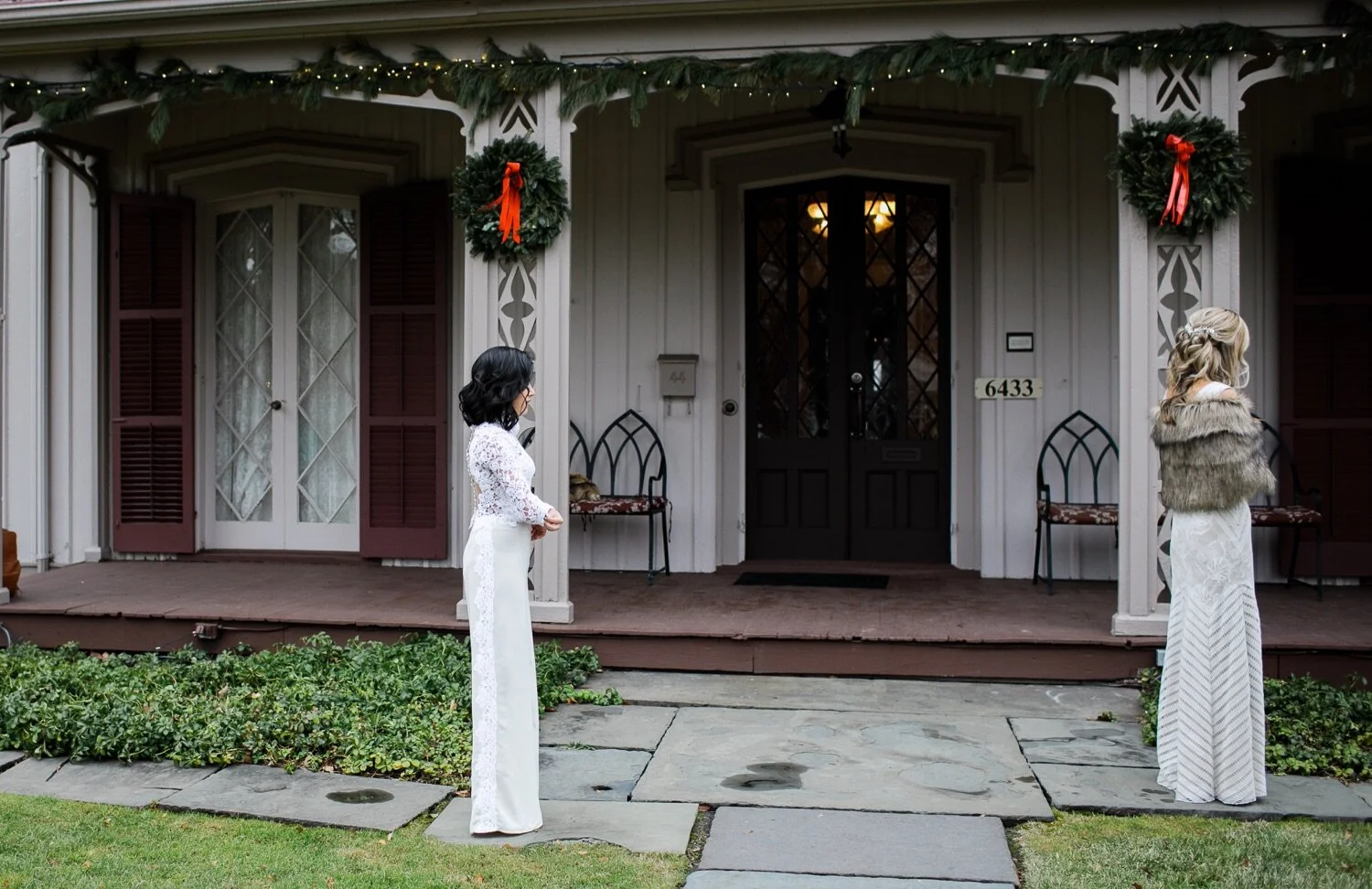01_Brides first look at the Amsterdam elopement in Rhinebeck NY.jpg