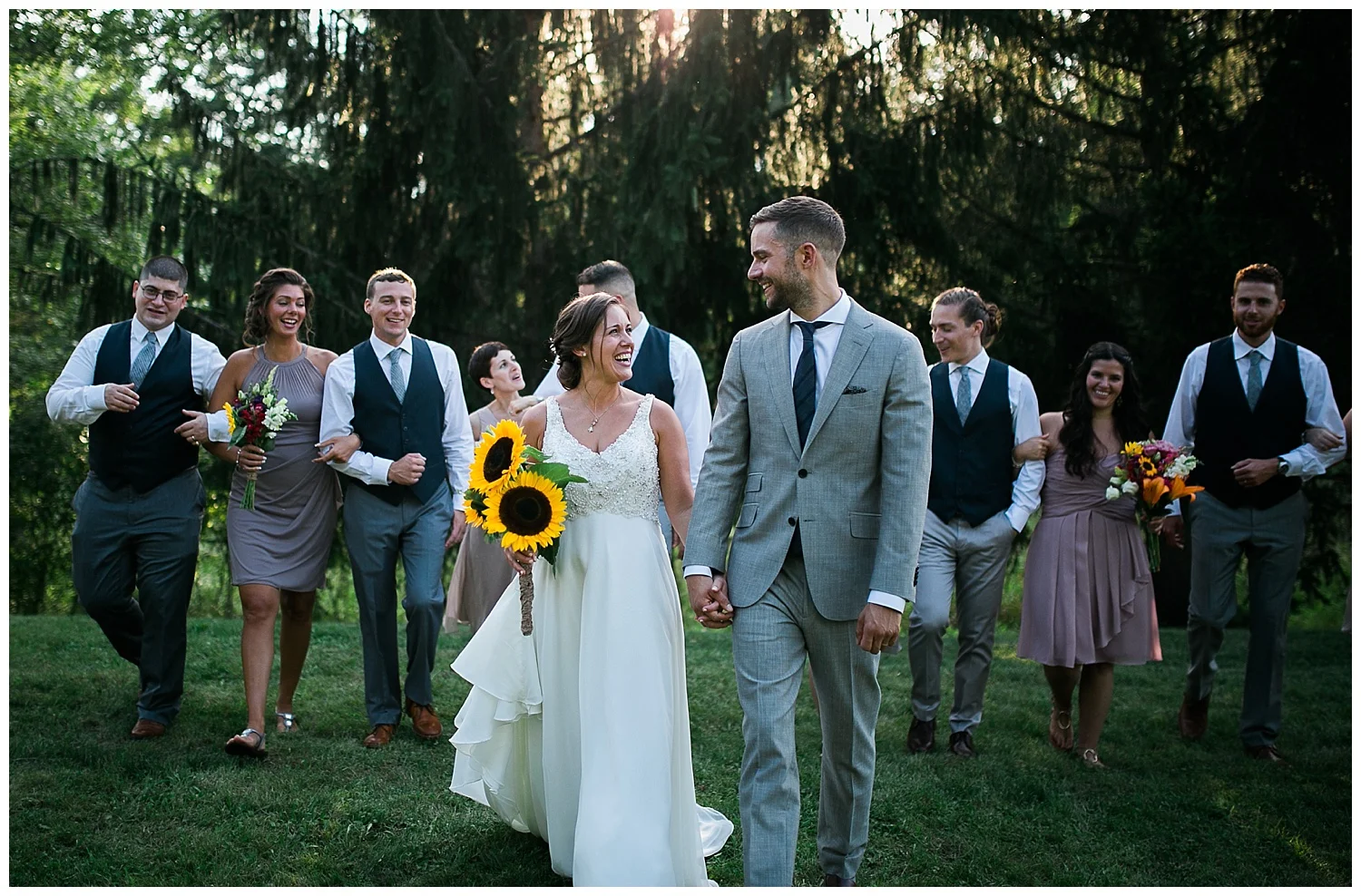 Allie + Miles // A Bright Backyard Wedding in New Paltz, NY