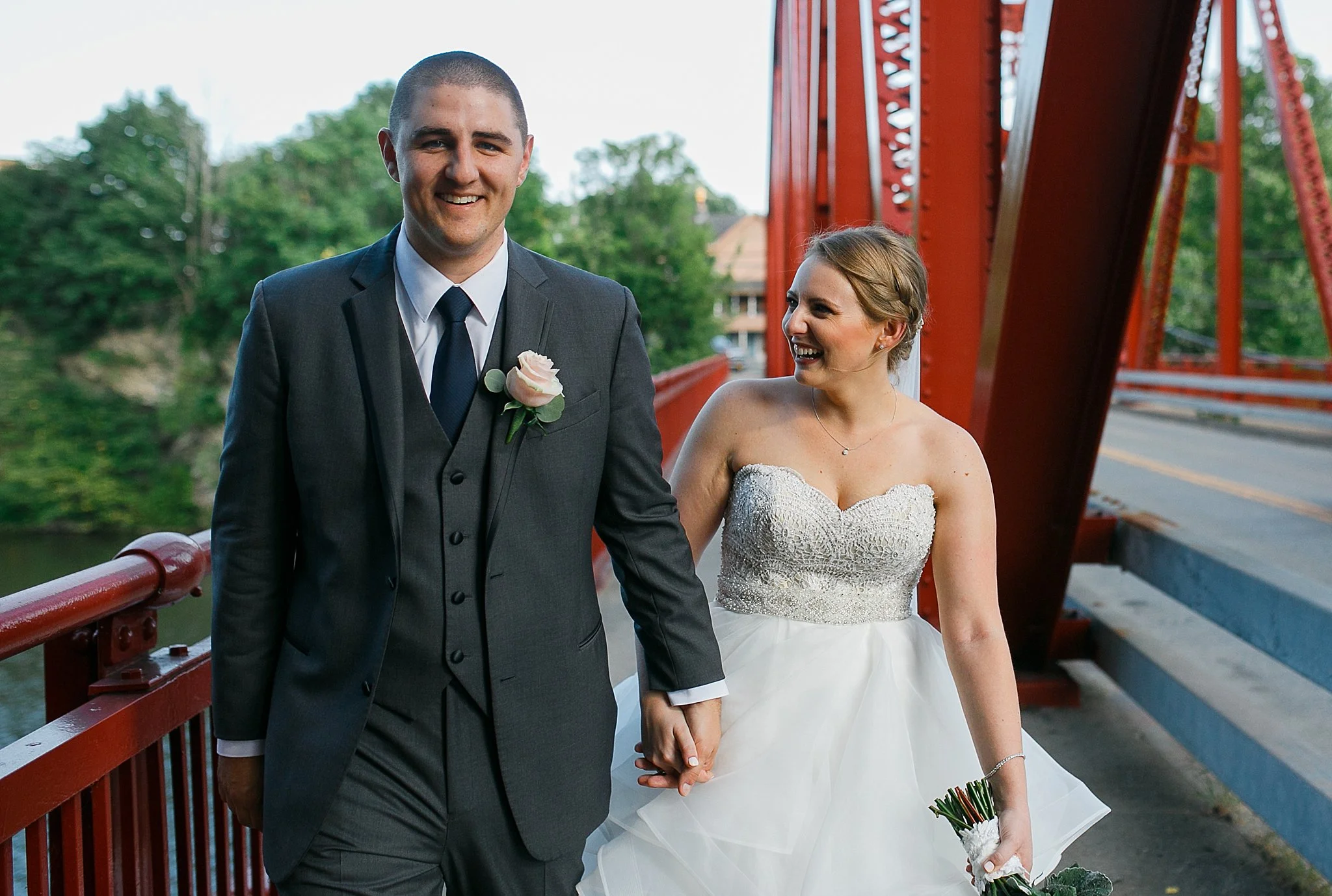 Alyssa + Kyle // A Small Town Fall Wedding at Diamond Mills in Saugerties, NY