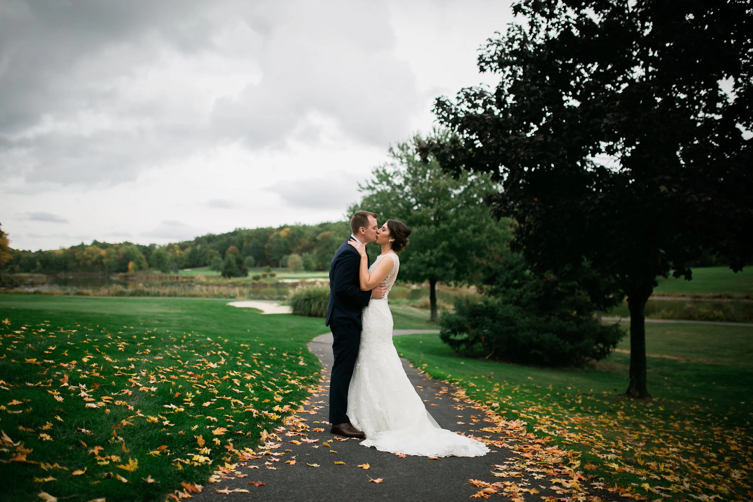 Alex + Kevin // A Forest Green and Copper Inspired Fall Wedding in Middletown, NY