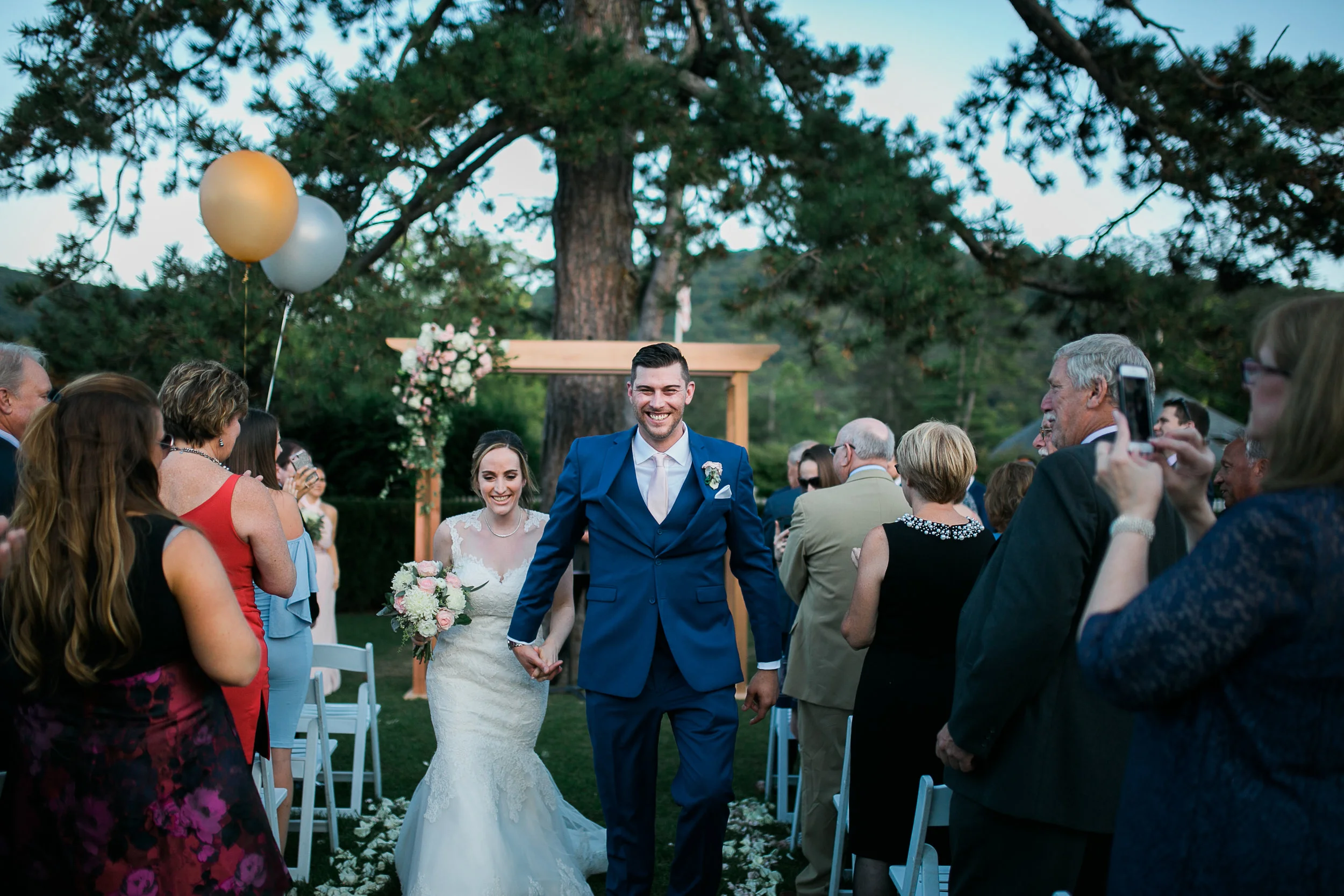 Nora + Dan // A Blush and Navy September Wedding at Highlands Country Club in Garrison, NY