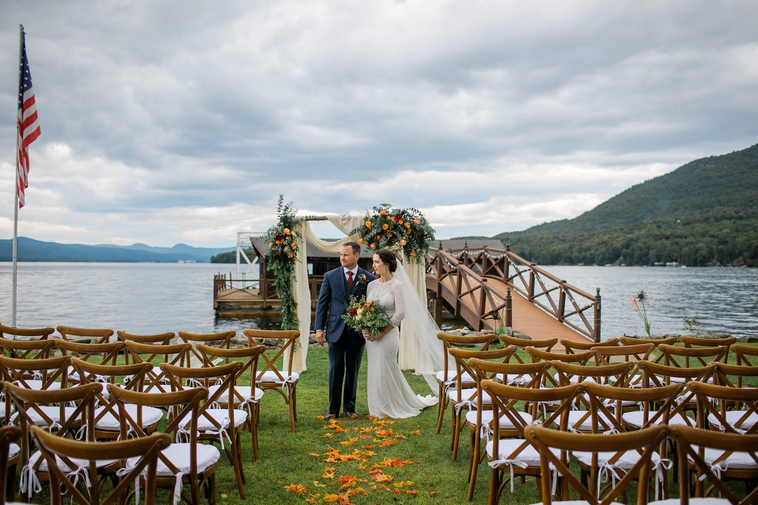 Lake George Wedding // Meighen + Chris