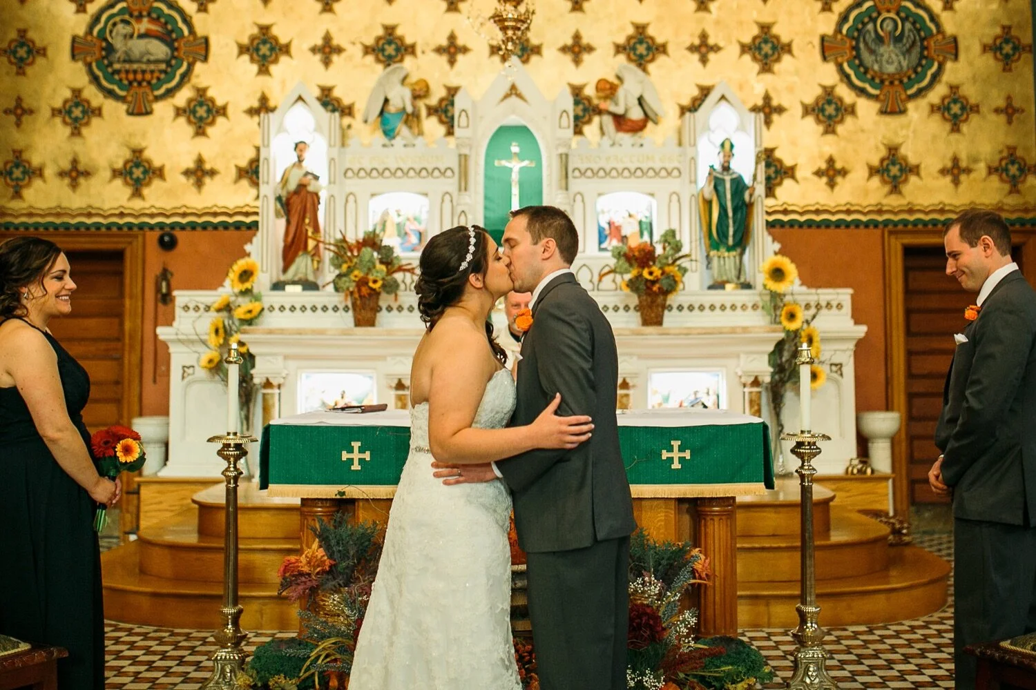 17_Wedding ceremony at Our Lady of Loretto church in Cold Spring, NY.jpg