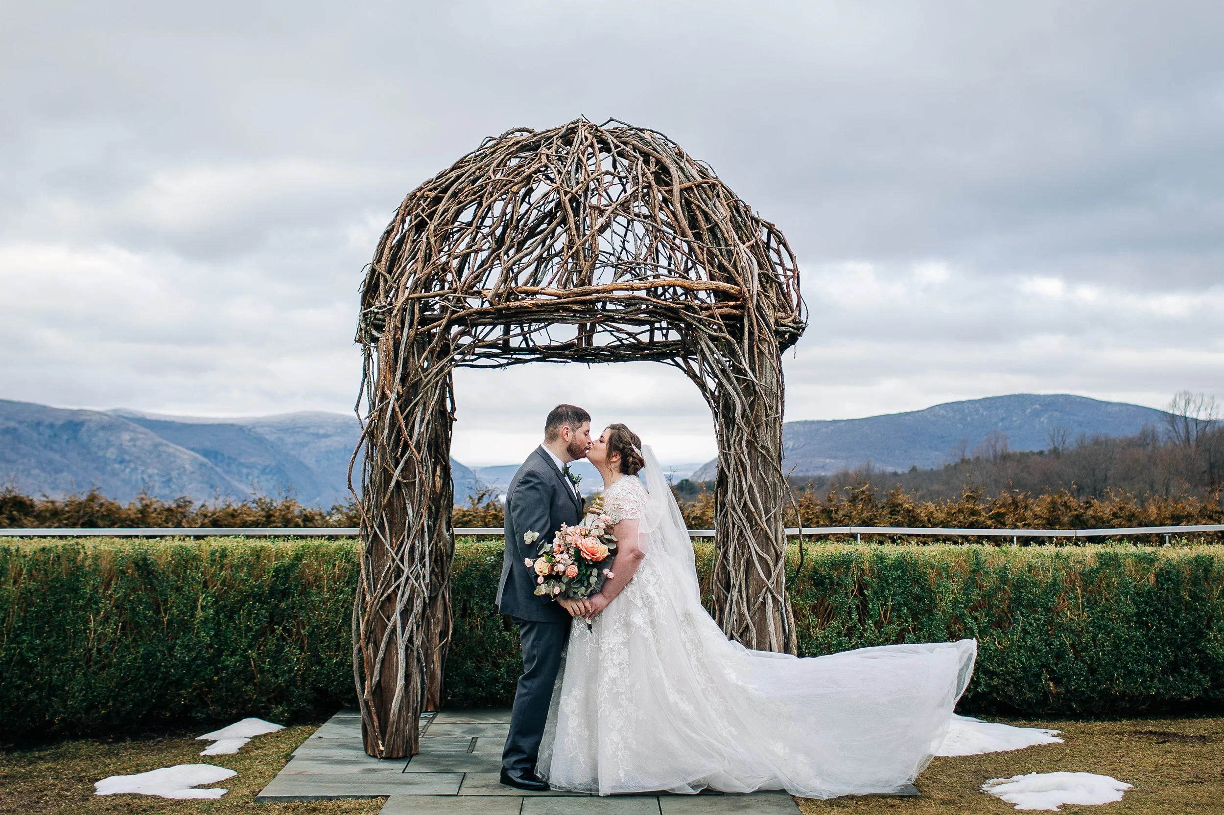 Winter Wedding in Garrison NY // Gina + Aaron