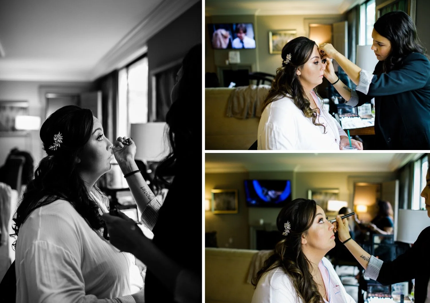 07_Bride getting ready at Whitby Castle wedding in Rye NY.jpg