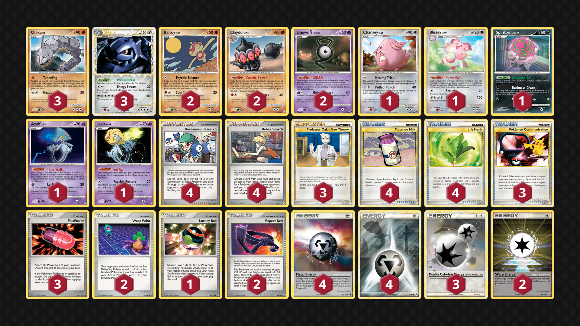 Healix- Tank with Steelix healing and reducing damage while loading up for big swings