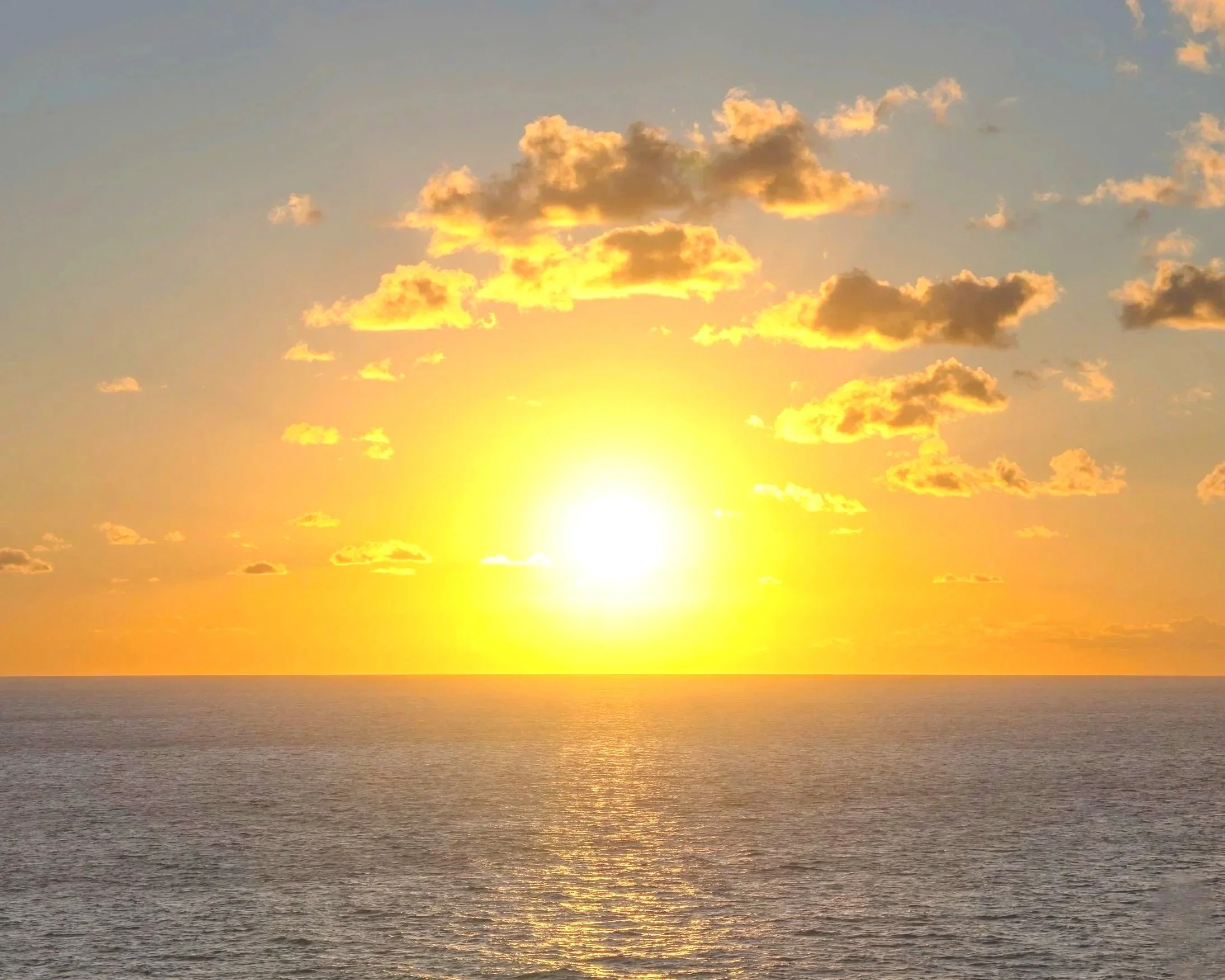 Sunrise over the sea, 2024