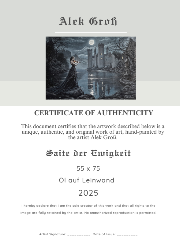 Certificate of Authenticity