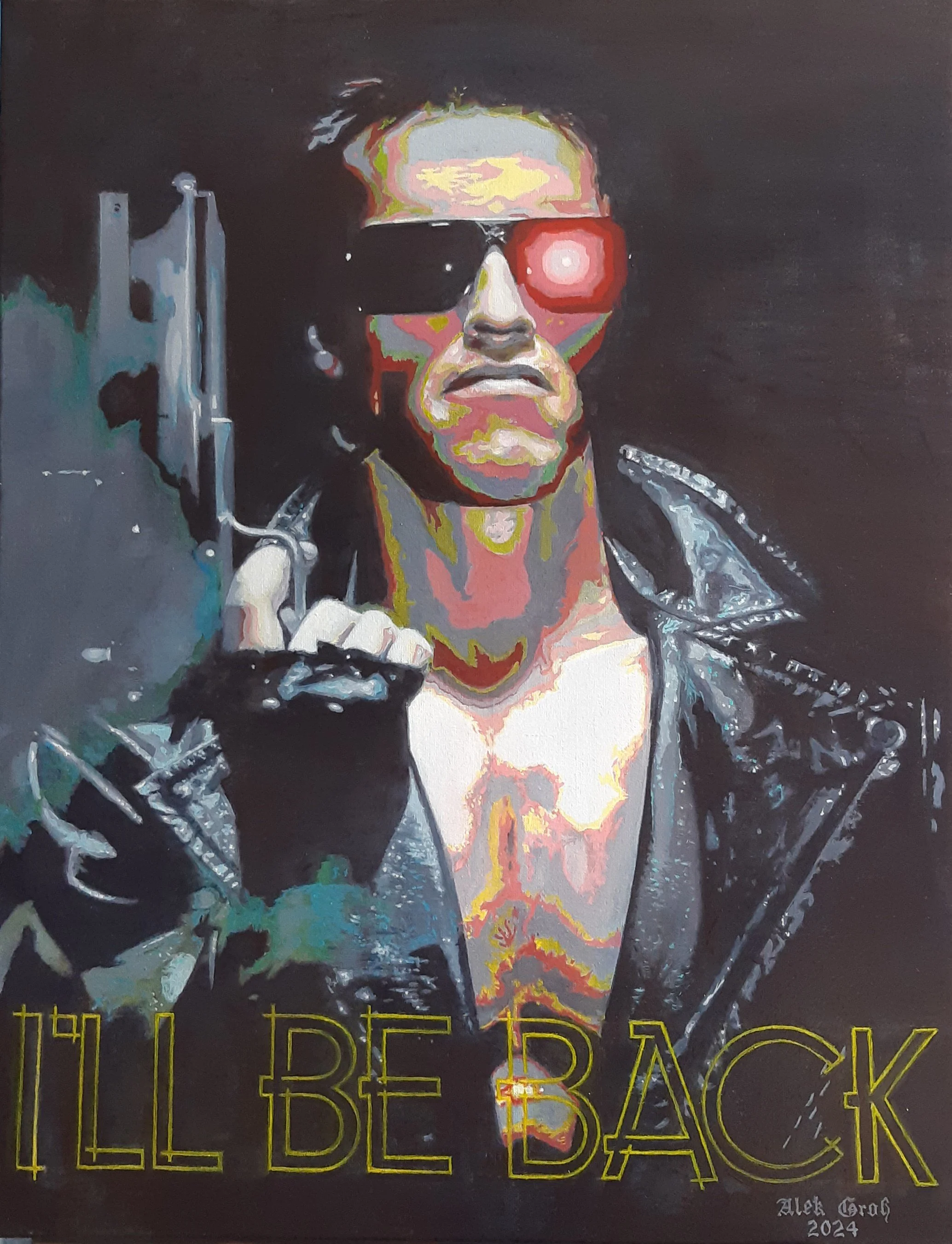 science fiction art movie icon the terminator