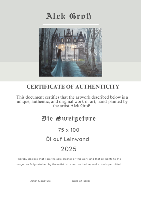 Certificate of Authenticity