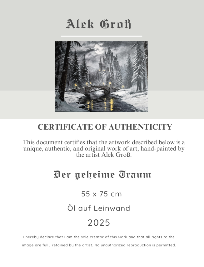 Certificate Of Authenticity