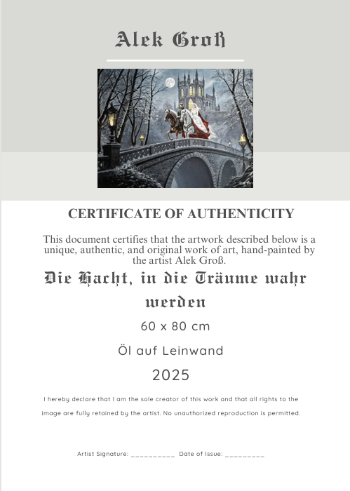 Certificate Of Authenticity
