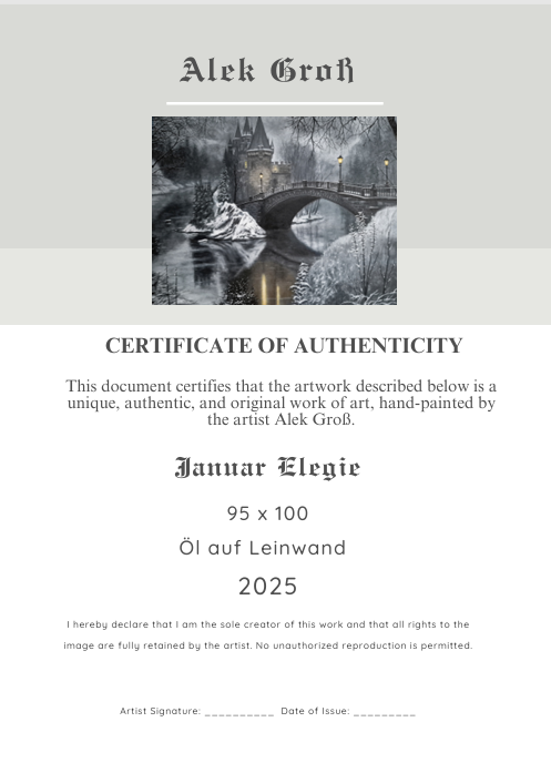 Certificate of Authenticity