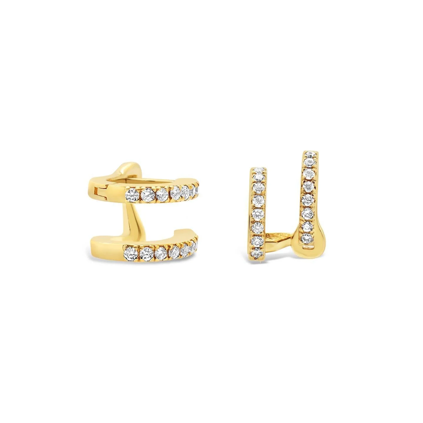 An elegant pair of round diamond hoop earrings with a total weight of 0.17 carats in 18K gold.

#jewelry 
#earringsoftheday 
#diamond
#gold
#jewelrydesigner 
#jewelryaddict